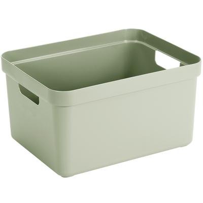 Sunware opbergbox Sigma - kunststof - 32 liter - lichtgroen - opberg dozen/bakken