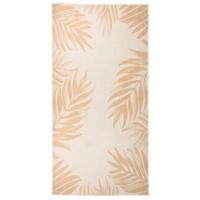 VidaXL Buitenkleed met bladpatroon platgeweven 100x200 cm
