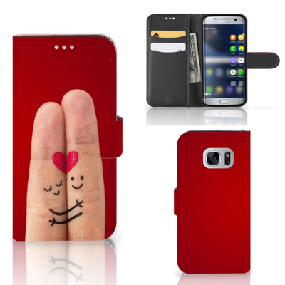 Samsung Galaxy S7 | Wallet Case | met Pasjes | Liefde - Origineel Romantisch Cadeau