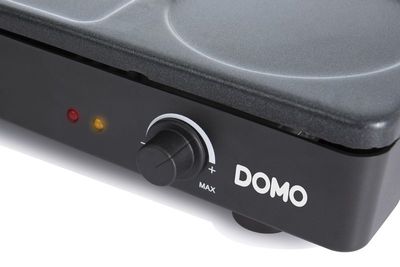 DOMO DO8712W Tafelgrill Elektrisch Zwart