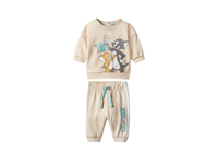 Baby joggingpak Looney Tunes of Tom en Jerry (Beige, 74/80)