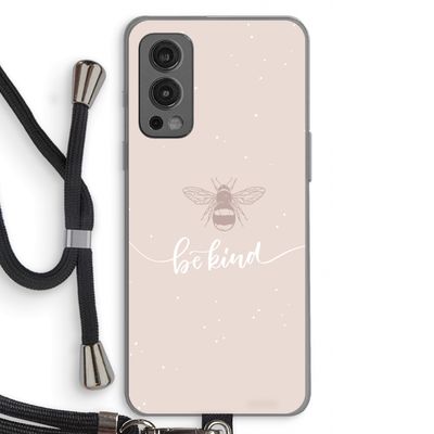 Be(e) kind: OnePlus Nord 2 5G Transparant Hoesje met koord