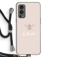 Be(e) kind: OnePlus Nord 2 5G Transparant Hoesje met koord