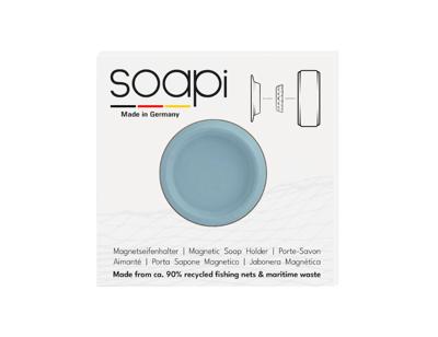 Soapi Magnetische zeephouder - lichtblauw