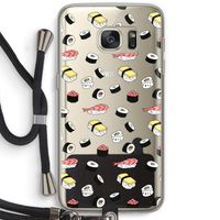 Sushi time: Samsung Galaxy S7 Transparant Hoesje met koord