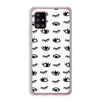 Eye pattern #2: Samsung Galaxy A51 5G Transparant Hoesje