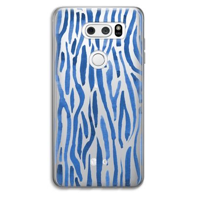 Blauwe nerven: LG V30 Transparant Hoesje