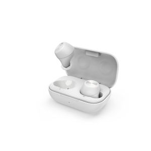 Thomson WEAR7701 In Ear oordopjes Bluetooth Wit Headset, Touchbesturing, Waterafstotend