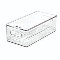 iDesign - Koelkast Organizer met Lekbak, 15.2 x 30.5 x 10.7 cm, Kunsts