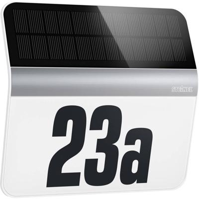 Steinel AUSSENLEUCHTE XSOLAR LH-N EDELSTAHL 007140 Wandspot op zonne-energie LED LED vast ingebouwd 0.03 W Zilver/RVS