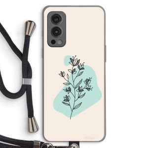Violets are blue: OnePlus Nord 2 5G Transparant Hoesje met koord