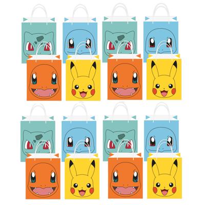 Pokemon themafeest uitdeelzakjes - 32x - papier - 13 x 22 cm - kinderfeestje