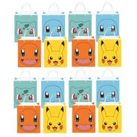 Pokemon themafeest uitdeelzakjes - 32x - papier - 13 x 22 cm - kinderfeestje