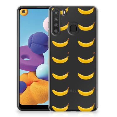 Samsung Galaxy A21 | Siliconen Case | Banana