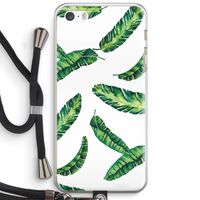 Lange bladeren: iPhone 5 / 5S / SE Transparant Hoesje met koord