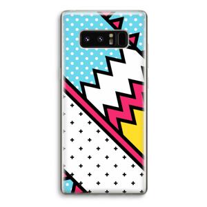 Pop Art #2: Samsung Galaxy Note 8 Transparant Hoesje