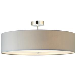 Brilliant Stoffen plafondlamp Andria Ø 60cm grijs 93522/22