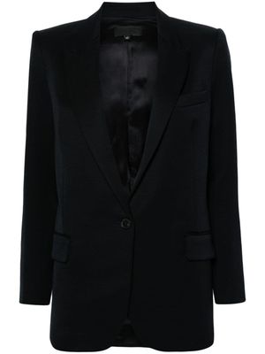 Nili Lotan blazer Diane en laine vierge - Bleu