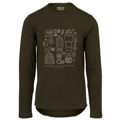 AGU Performance Long Sleeve T-shirt Venture - Groen - XL