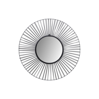 Ronde Spiegel Tarifa-ø90/ø40xD 8,5-Zwart-Metaal
