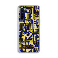 Majorelle Blue Print: OnePlus Nord Transparant Hoesje