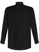 ETRO chemise à motif en jacquard - Noir