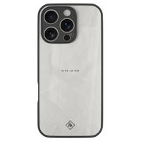 iPhone 16 Pro glazen hardcase - Vive la vie