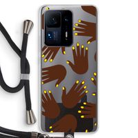 Hands dark: Xiaomi Mi Mix 4 Transparant Hoesje met koord