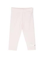 Moncler Enfant legging en jersey à logo - Rose