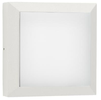 Albert Vierkante wandlamp buitenParel 19cm-wit - 686560