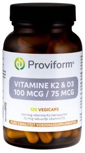 Proviform Vitamine K2 100 mcg & D3 75 mcg Capsules