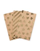 HEMA Cadeauzakjes M Kraft Stippen - 3 Stuks