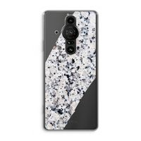 Gespikkelde marmer: Sony Xperia Pro-I Transparant Hoesje