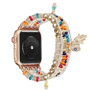 Sportband Compatibel met: Apple Watch-horlogebandje 38mm 40mm 41mm 42mm 44mm 45mm 49mm Sierstenen Verstelbaar Ademend kralen Vervangende horlogeband voor iwatch Ultra 2 Series 9 8 7 SE 6 5 4 3 2 1 miniinthebox