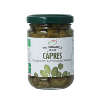 Bio Organica Italia Kappertjes in azijn bio 140 Gram
