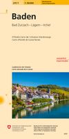 Wandelkaart 215T Baden | Swisstopo - thumbnail