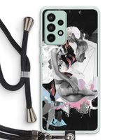 Camouflage de sommeil: Samsung Galaxy A52s 5G Transparant Hoesje met koord
