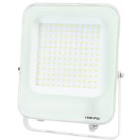 LED Bouwlamp 100W - Schijnwerper IP65 - Natuurlijk Wit 4000K - Mat Wit