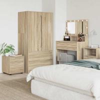Badkamer Kast Sonoma Eiken 40,5 x 40 x 44 cm Bewerkt hout