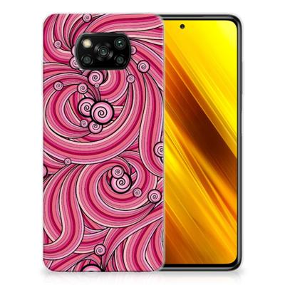 Xiaomi Poco X3 | Poco X3 Pro | Hoesje maken | Swirl Pink