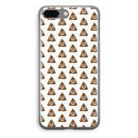 Poop emoji: iPhone 8 Plus Transparant Hoesje