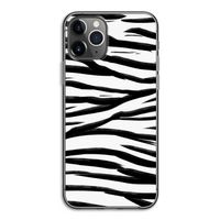 Zebra pattern: iPhone 11 Pro Transparant Hoesje