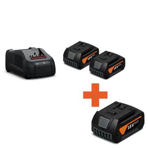 Fein Starterset 2x GBA 18V Accu 5.0Ah AMPShare + Snellader GAL 1880 CV - 92604246010