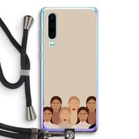 Girls girls girls: Huawei P30 Transparant Hoesje met koord
