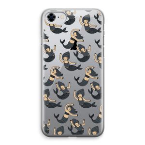 Zeemeermin: iPhone 8 Transparant Hoesje