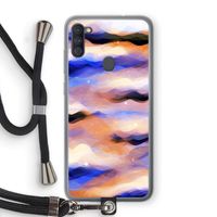 Donkere Wolken: Samsung Galaxy A11 Transparant Hoesje met koord Donkere Wolken: Samsung Galaxy A11 Transparant Hoesje met koord