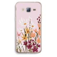 Painted wildflowers: Samsung Galaxy J3 (2016) Transparant Hoesje