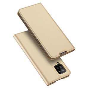 Dux Ducis - Pro Serie Slim wallet hoes - Samsung Galaxy A42 - Goud