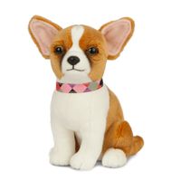 Pluche Chihuahua honden knuffel 20 cm speelgoed   -