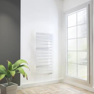 Handdoekradiator HSK Yenga | 60x121.4 cm | CV en/of electrische werking | Wit
